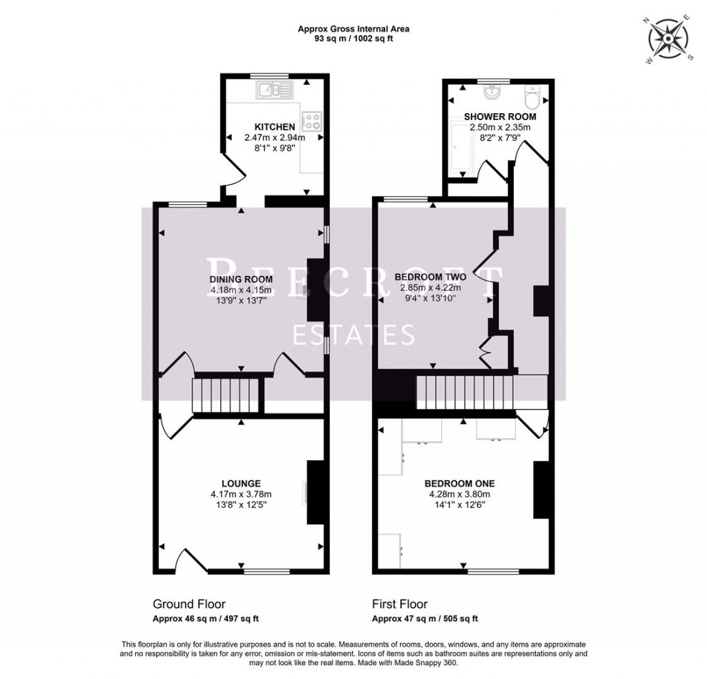 Floorplans For Snape Hill Road, Darfield, Barnsley