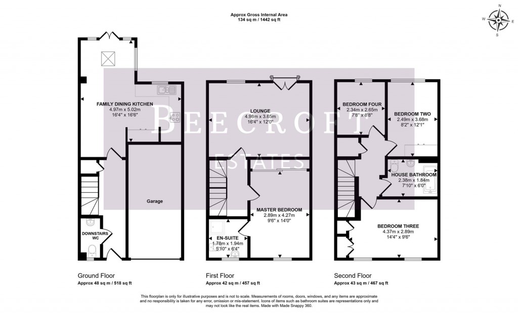 Floorplans For Foundry Gate, Wombwell, Barnsley