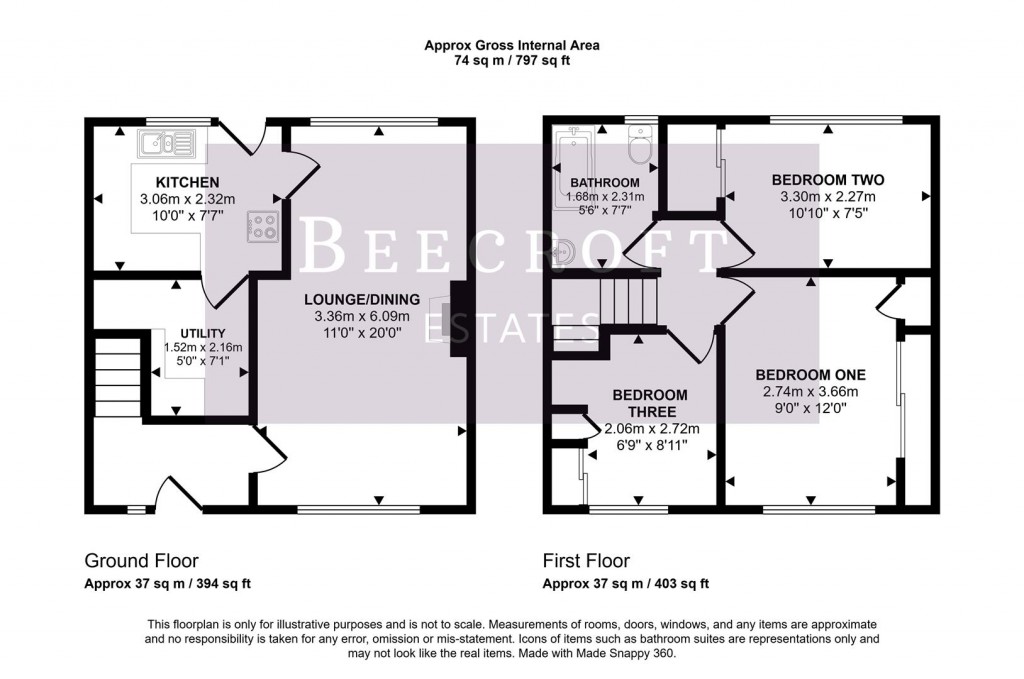 Floorplans For Woodhead Drive, Blacker Hill, Barnsley