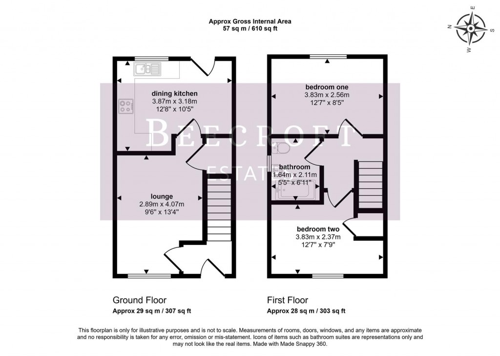 Floorplans For Kingwood Close, Barnsley