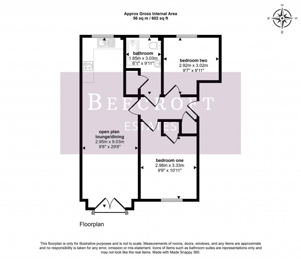 Floorplans For Carlton Court, Barnsley