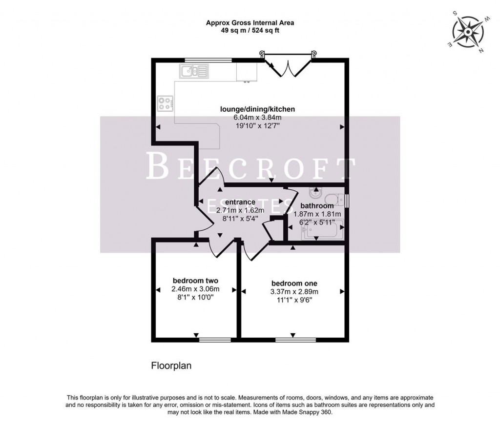Floorplans For School Street, Hemingfield, Barnsley