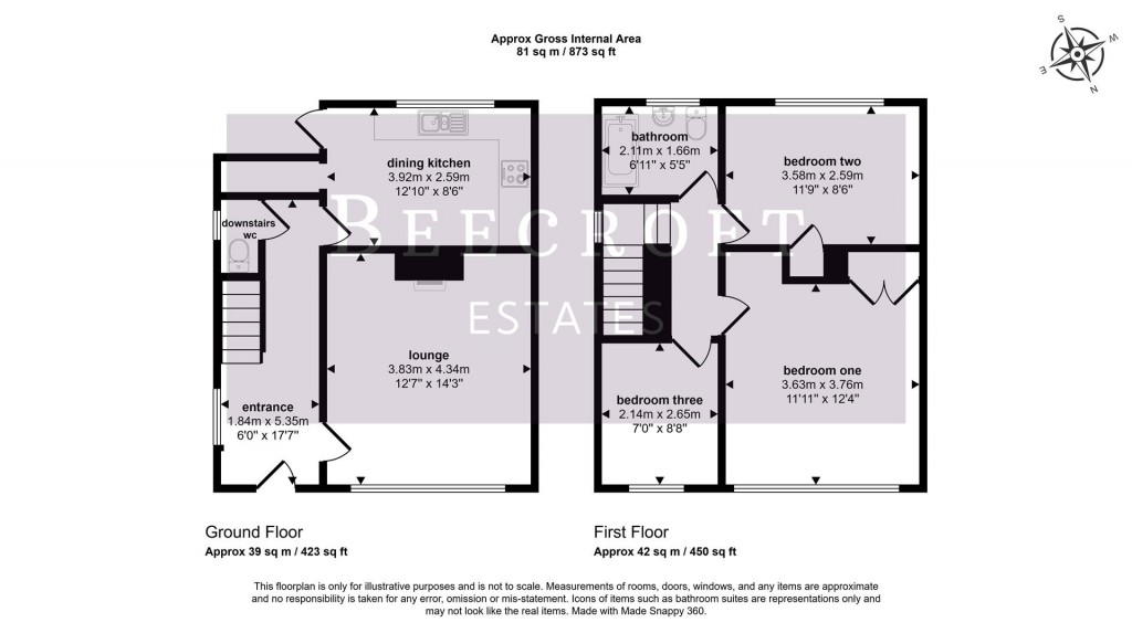 Floorplans For Wheata Drive, Sheffield