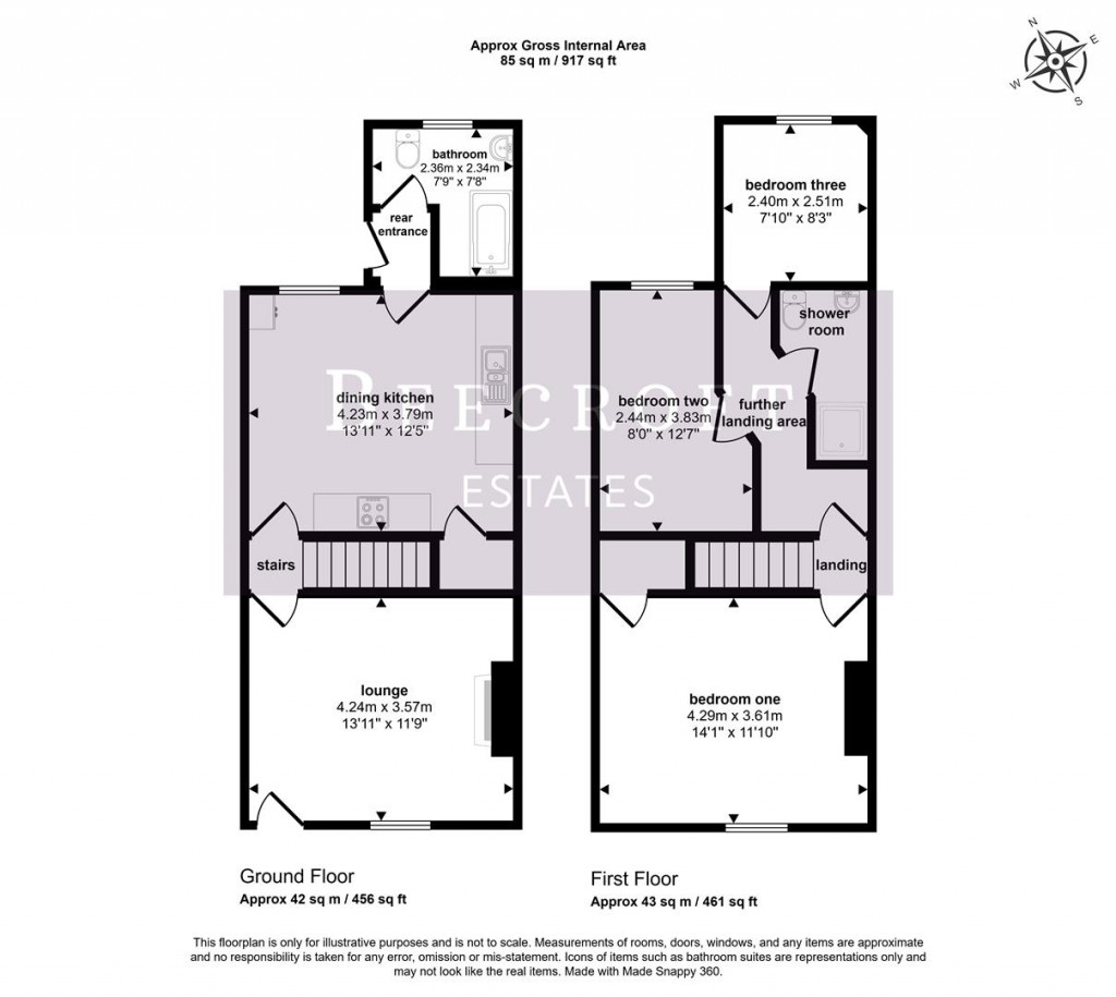 Floorplans For Grange Lane, Barnsley