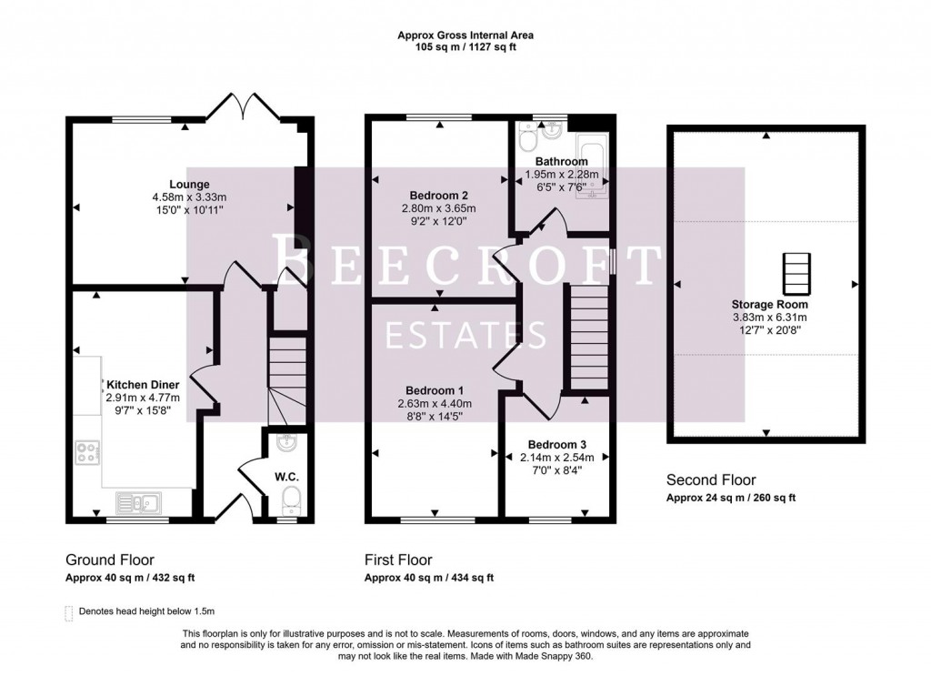 Floorplans For Garth View, Grimethorpe, Barnsley