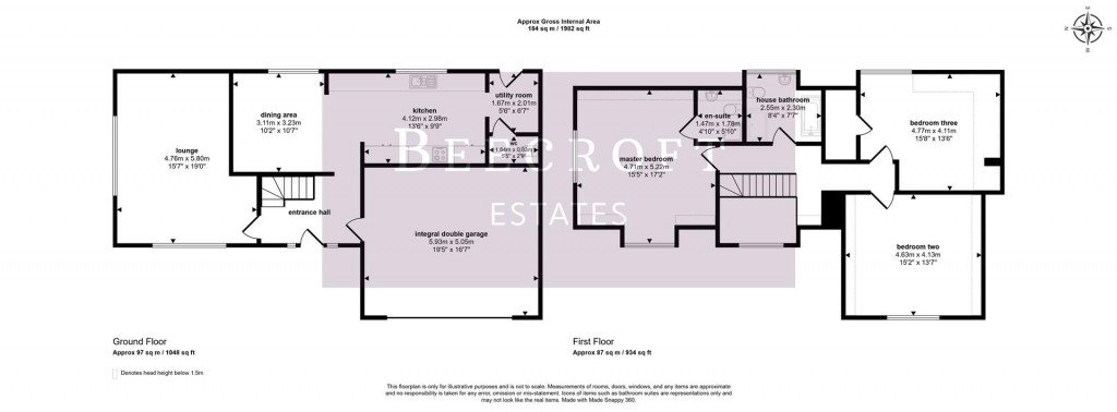 Floorplans For Crabgate Lane, Skellow, Doncaster