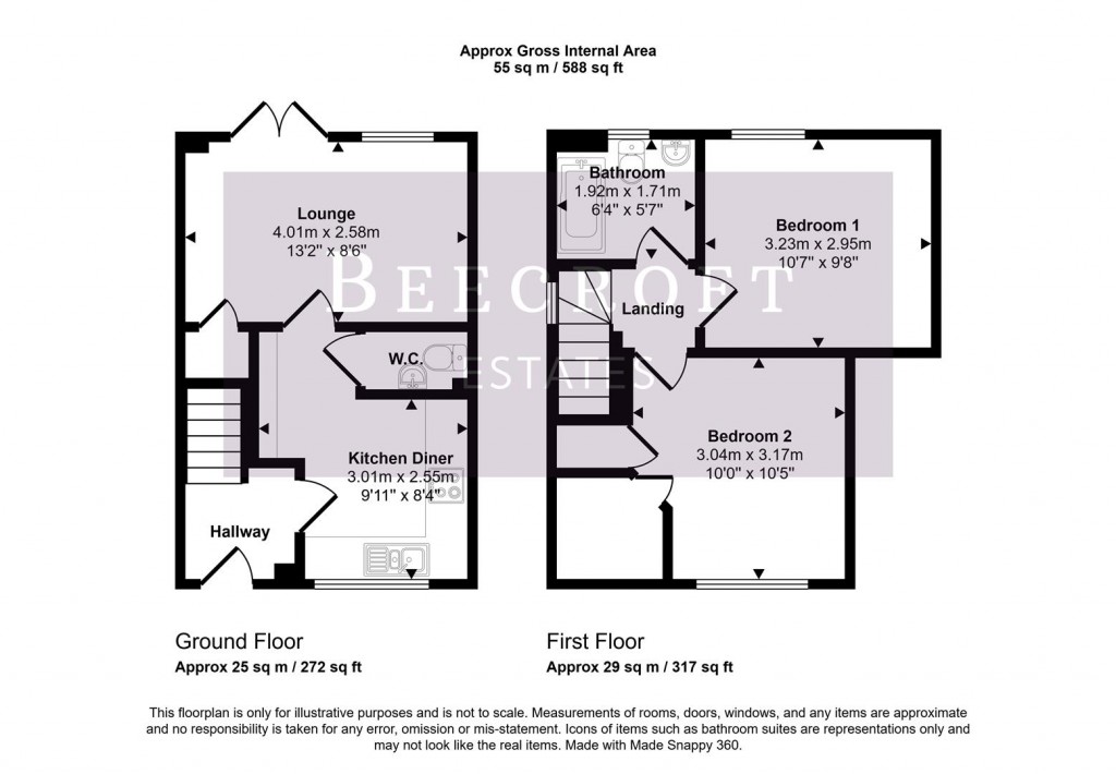 Floorplans For Park Road, Mexborough