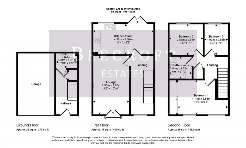 Floorplans For Hills Close, Mexborough