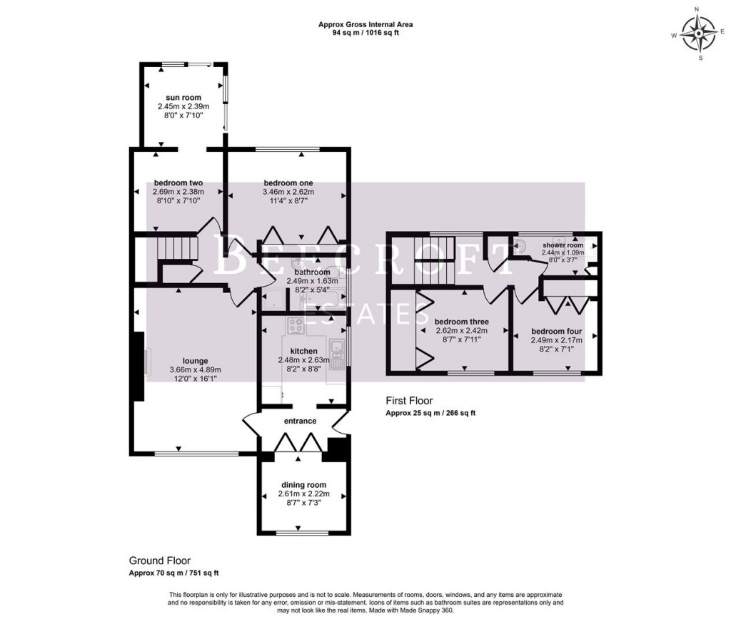 Floorplans For Rimini Rise, Darfield, Barnsley