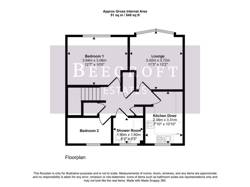 Floorplans For Roundwood Court, Worsbrough, Barnsley