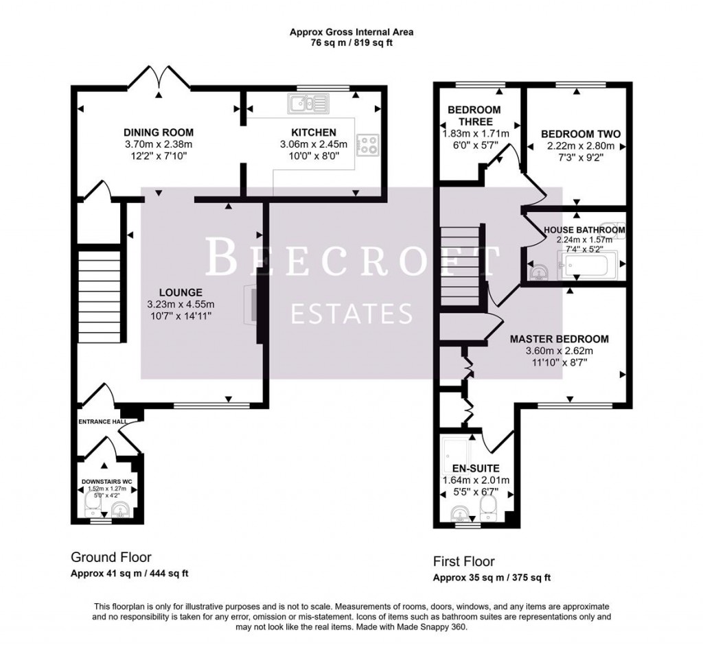 Floorplans For Thornley Brook, Thurnscoe, Rotherham