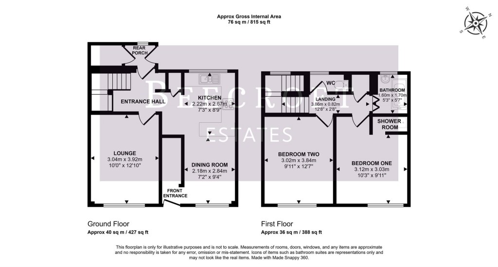 Floorplans For Shaftesbury Drive, Hoyland, Barnsley