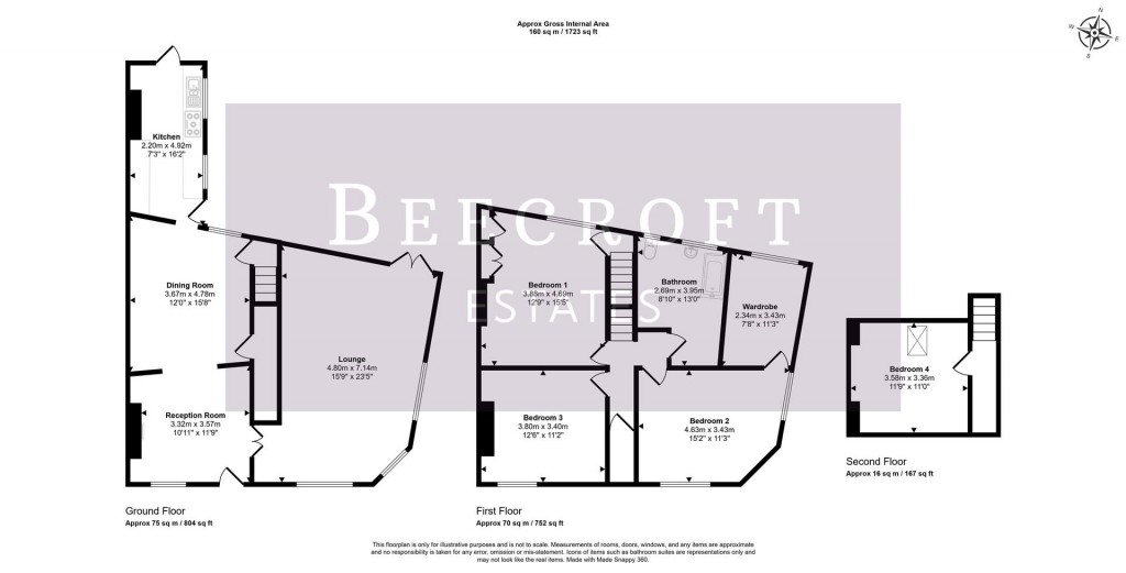 Floorplans For High Street, Worsbrough, Barnsley