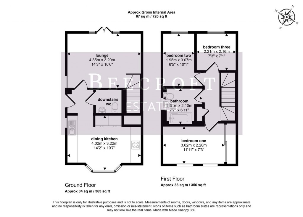 Floorplans For Kilncroft, Barnsley