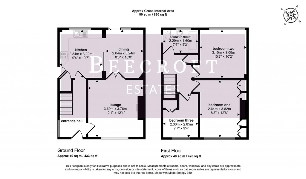 Floorplans For Merrill Road, Thurnscoe, Rotherham