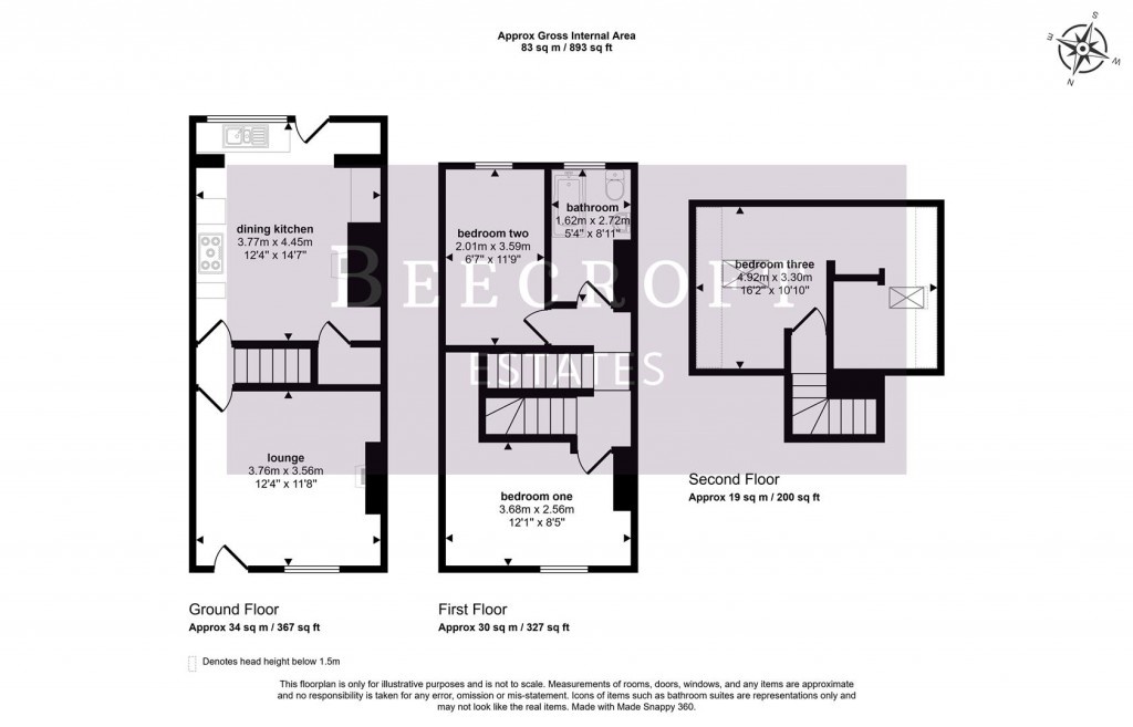 Floorplans For Hough Lane, Wombwell, Barnsley