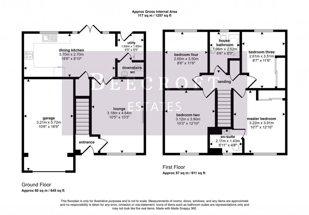 Floorplans For Moorland Court, Barnsley