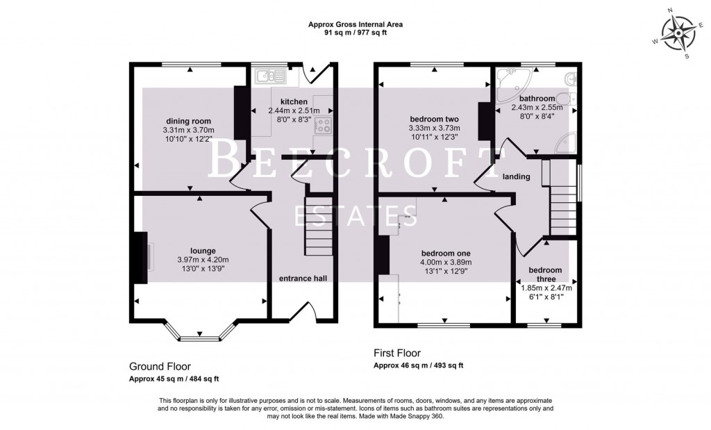 Floorplans For Lundhill Road, Wombwell, Barnsley