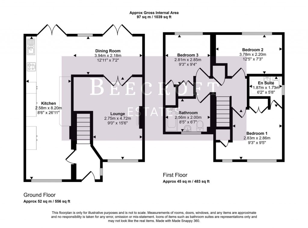 Floorplans For Cowley Green, Wombwell, Barnsley