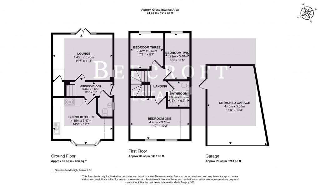 Floorplans For Almond Croft, Wombwell, Barnsley