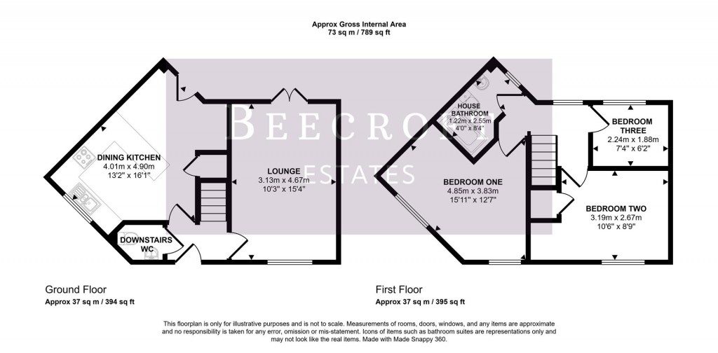 Floorplans For Larch Place, Barnsley
