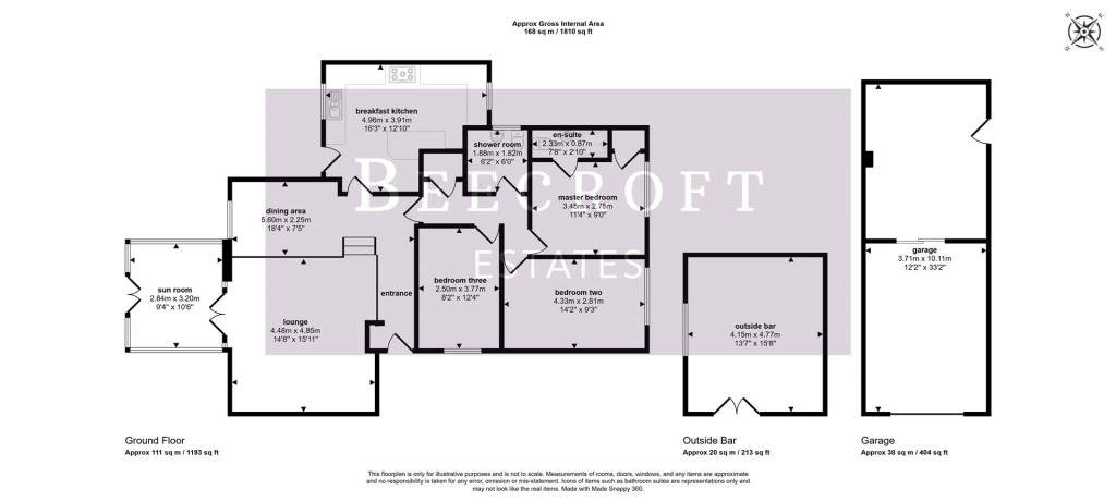 Floorplans For Upperwood Road, Darfield, Barnsley