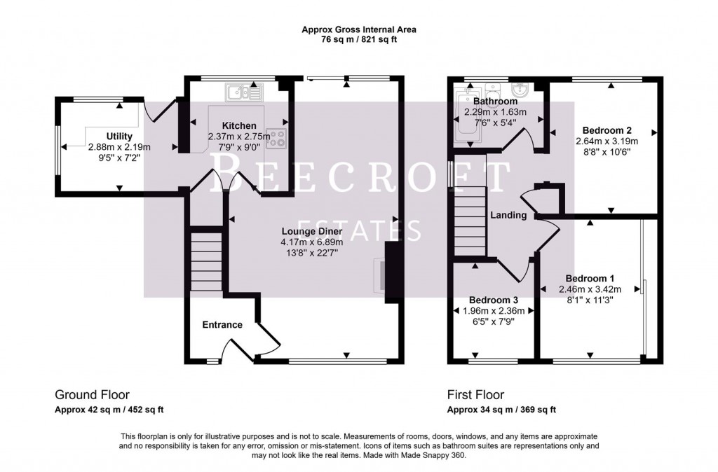 Floorplans For Saffron Road, Tickhill, Doncaster