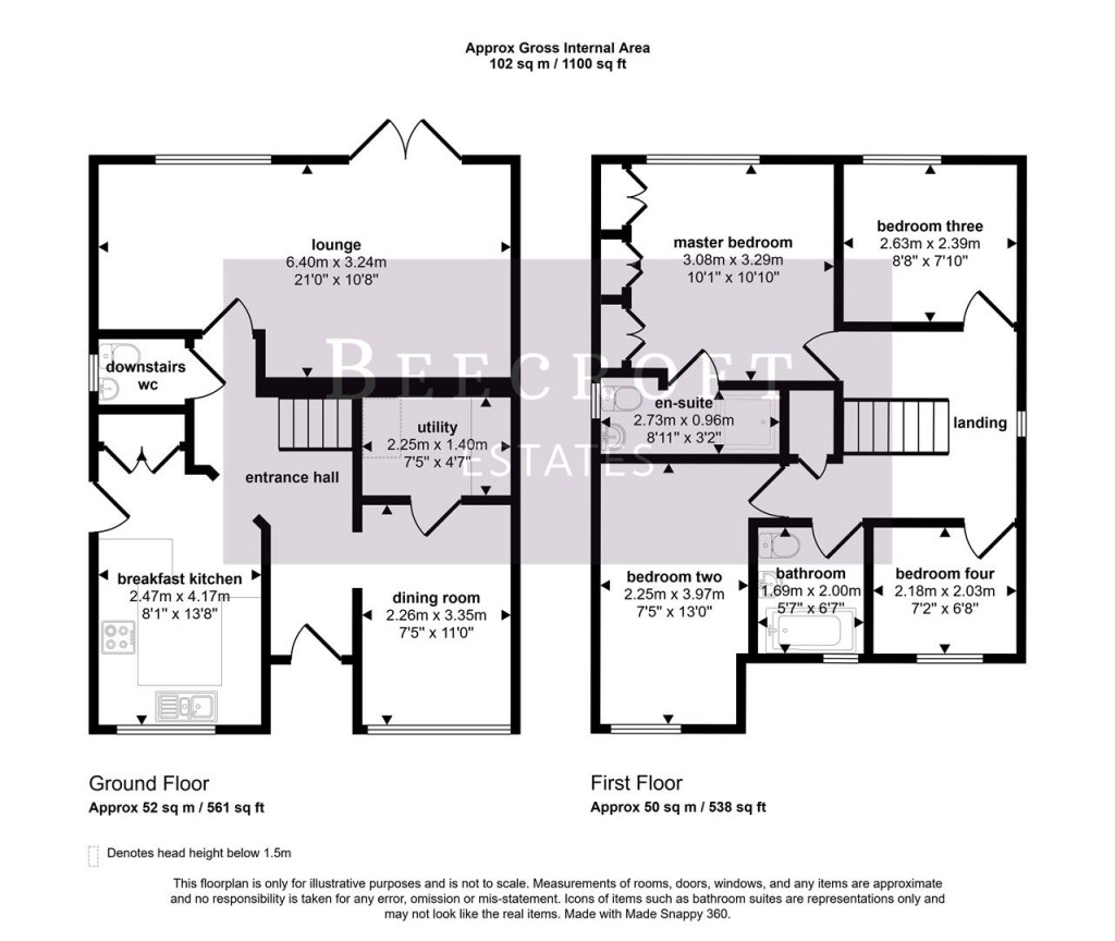 Floorplans For Low Croft, Wombwell, Barnsley