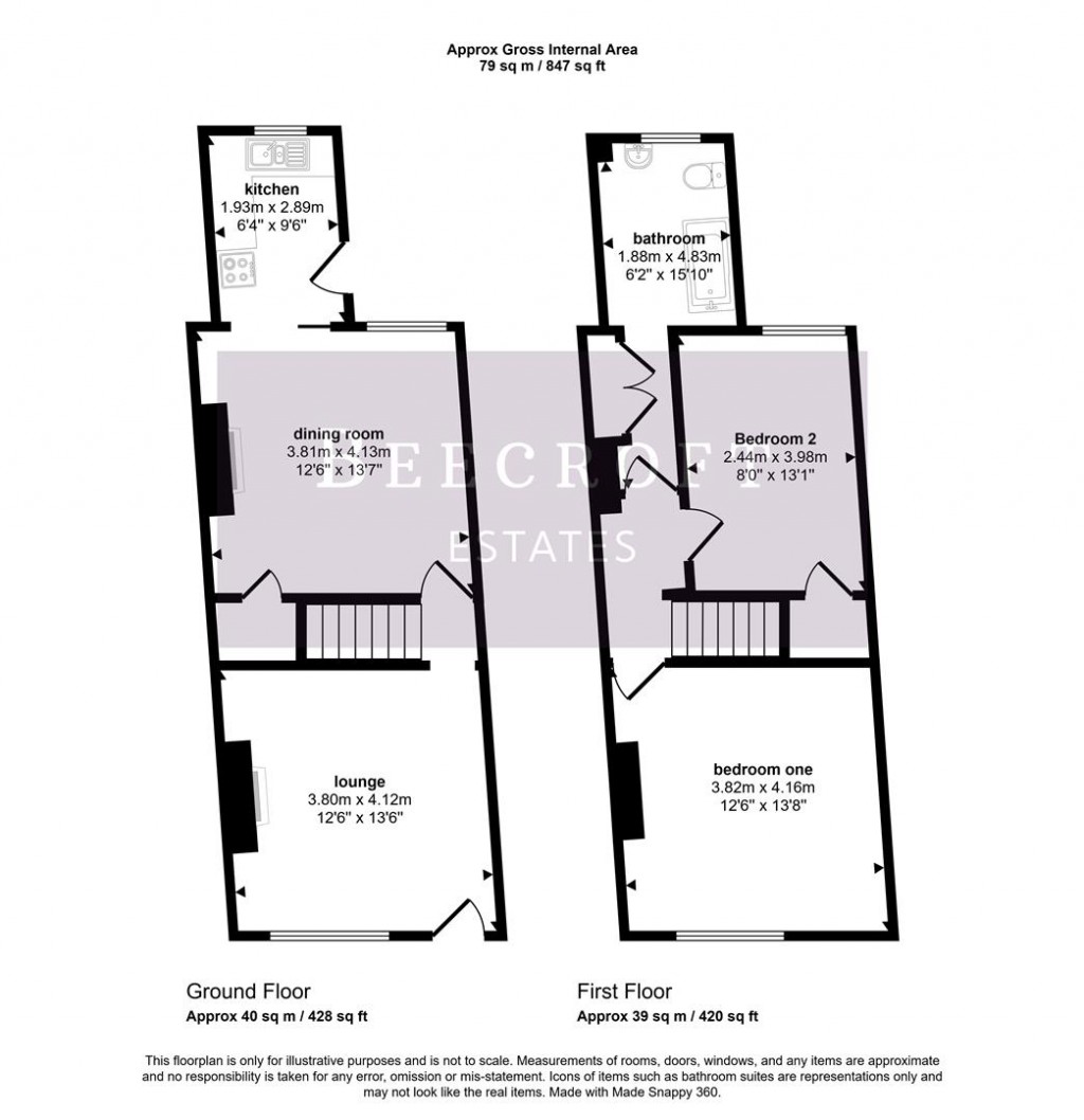 Floorplans For Station Road, Thurnscoe, Rotherham